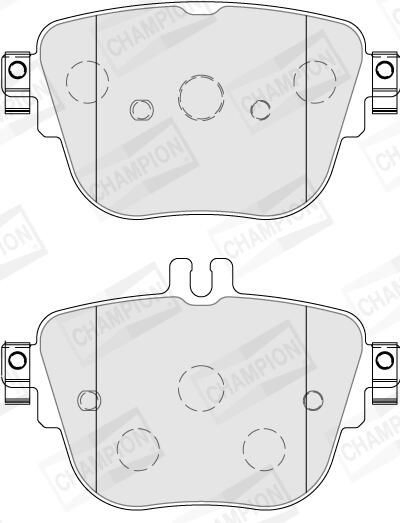 302308 VALEO Pastillas freno traseras