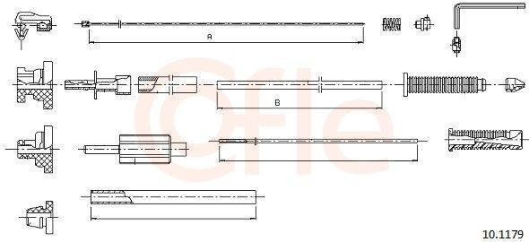 Comprar Cable del acelerador Peugeot 307  3A, 3C