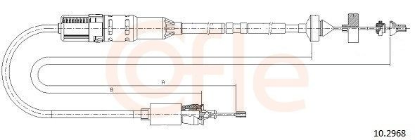 2001067 Beca Cables Cable de accionamiento del embrague