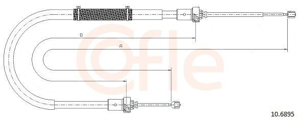  Cable de freno de mano trasero derecho/izquierdo Renault DUSTER 1