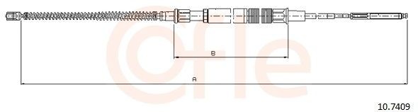Cable de freno de mano trasero derecho/izquierdo SPJ 910586 precio, desde 11,69 EUR