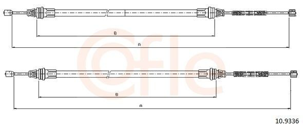 Comprar Cable de freno de mano trasero derecho/izquierdo Smart FORTWO  450