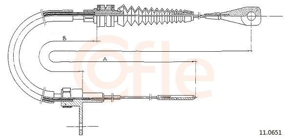 Cable del acelerador Volkswagen Transporter T3 furgoneta (24, 25, 251) (1979 - 1992) precio, desde 18,36 EUR