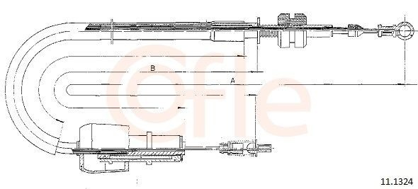 Cable del acelerador para Opel Combo A 