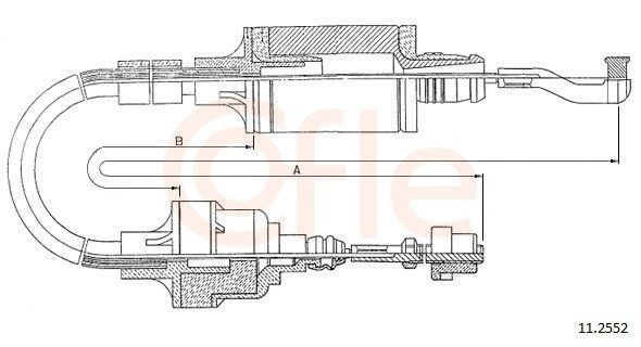 Cable embrague Opel Calibra 