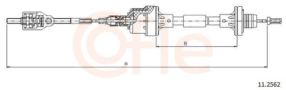 112562 Cofle Cable de accionamiento del embrague