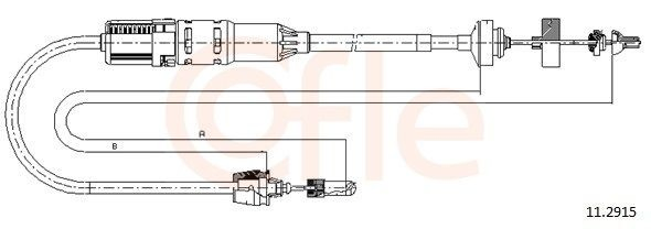 Cable embrague Renault Espace III