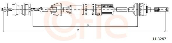 Cable embrague Peugeot 406 