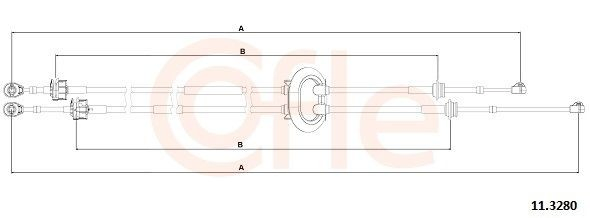 Cable de accionamiento de caja de cambios Citroen C2 hatchback (JM) (2003 - 2008) precio, desde 79,65 EUR