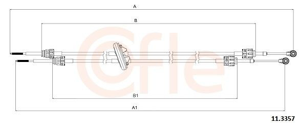  Cables de caja de cambios Volkswagen Crafter 