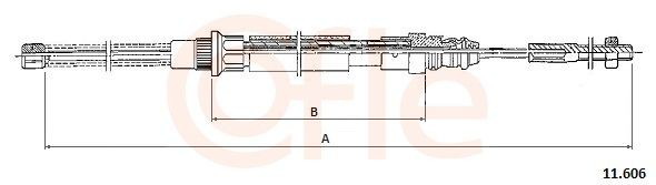 Cable de freno de mano trasero izquierdo Peugeot 405 I sedán (15B) (1987 - 1992) precio, desde 9,17 EUR