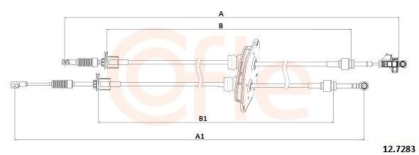 Comprar 2444EC Fiat/Alfa/Lancia Cables De Accionamiento, Caja De Cambios