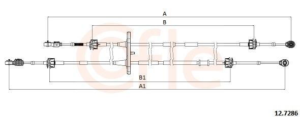 Cable de accionamiento de caja de cambios Fiat Doblo II furgoneta (263) (2010 - 2022) precio, desde 101,33 EUR