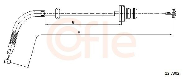 Cable del acelerador para Fiat Panda II 169A
