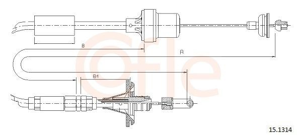 Comprar GVC5044 Land Rover Cable de embrague