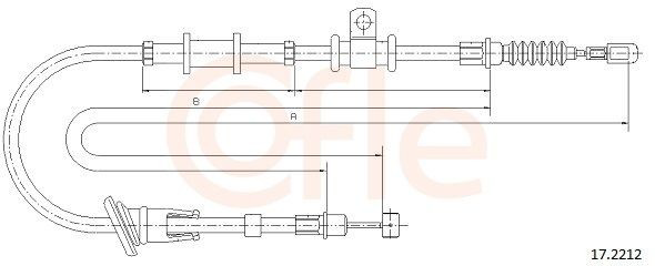 Cable de freno de mano trasero derecho Mitsubishi Space Star monovolumen (DG0) (1998 - 2004) precio, desde 22,04 EUR