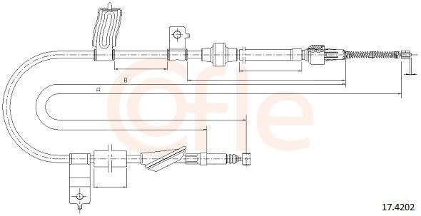 Cable de freno de mano trasero derecho Honda Civic VI coupé (EJ6, EJ8) (1996 - 2000) precio, desde 25,02 EUR