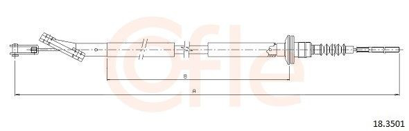 Cable embrague Chevrolet Aveo II