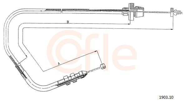 Cable del acelerador Fiat Panda I hatchback (141A) (1982 - 2003) precio, desde 10,72 EUR