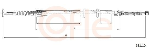 Comprar Cable de freno de mano trasero derecho Fiat Palio  178DX