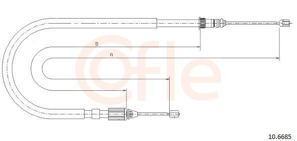 Cable de freno de mano trasero derecho Renault Megane I familiar (KA0, KA1) (1999 - 2003) precio, desde 21,69 EUR
