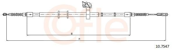 Comprar Cable de freno de mano trasero derecho Audi 80 B4 8C2