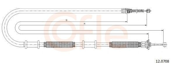 Comprar Cable de freno de mano trasero derecho Fiat Doblo I 119
