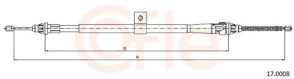 Comprar Cable de freno de mano trasero izquierdo Nissan Note  E11