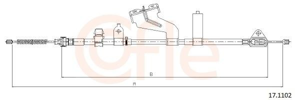 Cable de freno de mano trasero izquierdo Toyota Yaris hatchback (P13) (2011 - 2020) precio, desde 27,81 EUR