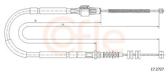 Comprar Cable de freno de mano trasero izquierdo Opel Frontera A 5MWL4