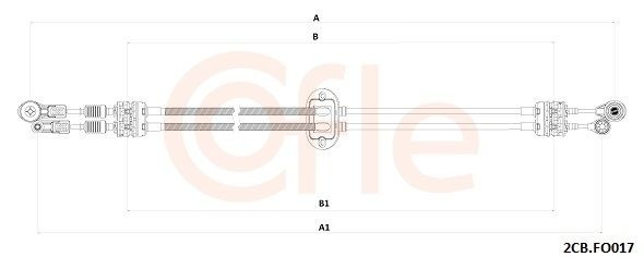 Cable para caja de cambios manual para Ford Mondeo II BAP