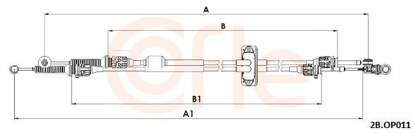 Cable para caja de cambios manual para Renault Trafic III EG