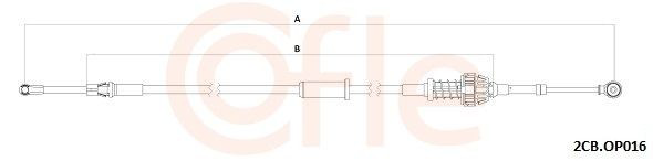 Cable para caja de cambios manual para Opel Vectra B 31