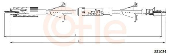 Comprar Cable velocímetro Volkswagen Passat B3, B4 3A2, 351, 312
