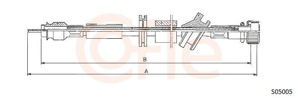  Cable velocímetro Mercedes E 