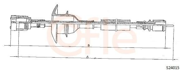 Cable de cuentakilómetros para Renault 9  L42
