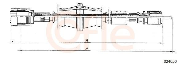 Cable velocímetro 7700790402 Renault (RVI)