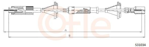 Comprar Cable velocímetro Volkswagen Passat B3, B4 3A5, 351, 315