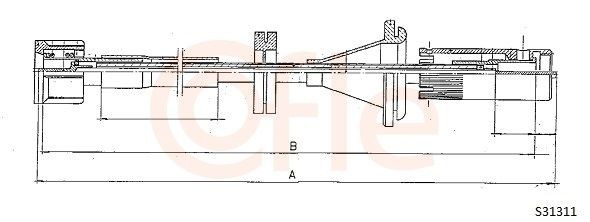 Comprar Cable velocímetro Audi 80 B3 89, 89Q, 8A