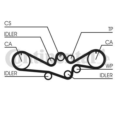 Comprar CT1050 Continental/Siemens Correa distribución
