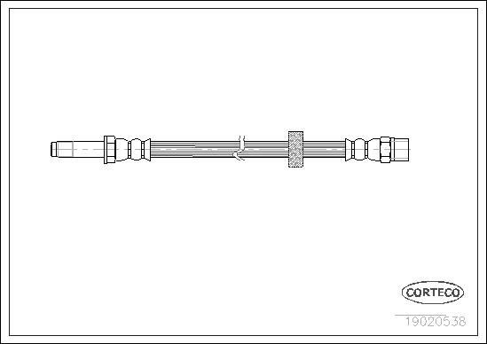 Comprar Latiguillo de freno delantero Volvo S80 I TS, TH, KV a bajo precio