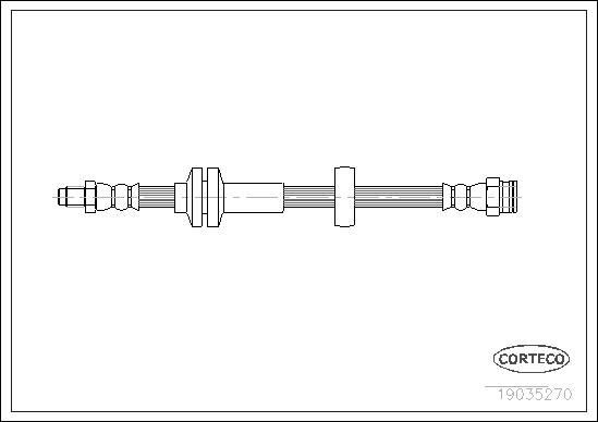 Tubo flexible de frenos delantero Ducato III bus (2006-2026) original desde 12,90 €
