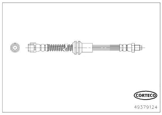 Latiguillos de freno delantero para Mercedes GLK X204