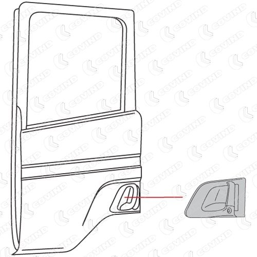 Comprar 013064092 Scania Manija exterior izquierda de puerta delantera
