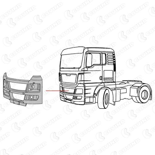 Comprar Paragolpes MAN TGX I 