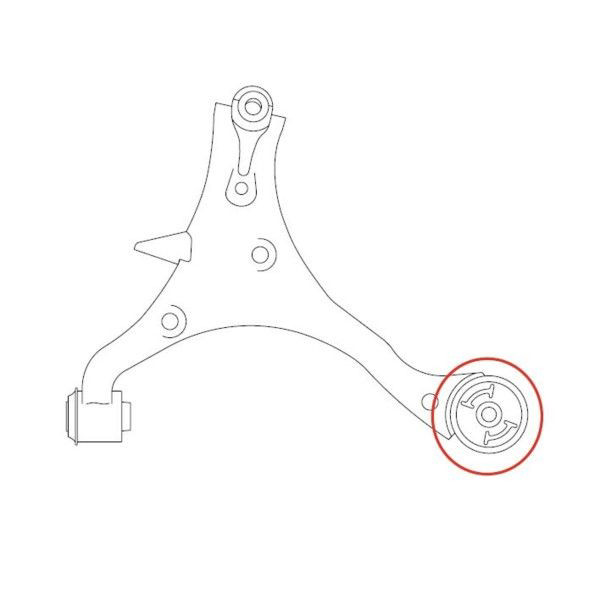 Silentblock del brazo de suspensión GV0241 CTR