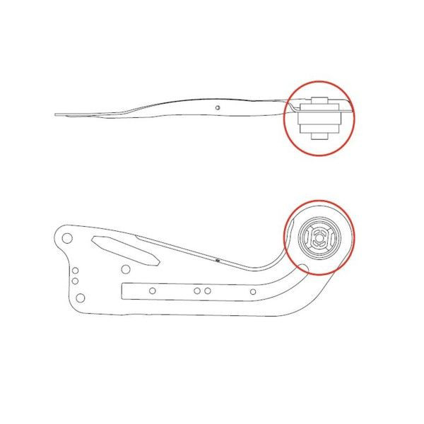 Comprar GV0299 CTR Buje del brazo longitudinal trasero