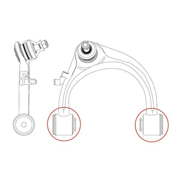 Comprar GV0400 CTR Buje del brazo de suspensión delantero superior