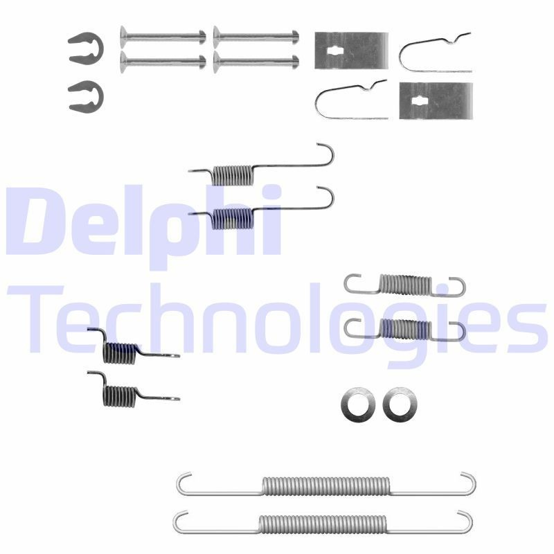  Kit de montaje de zapatas de freno traseras KIA Picanto 1