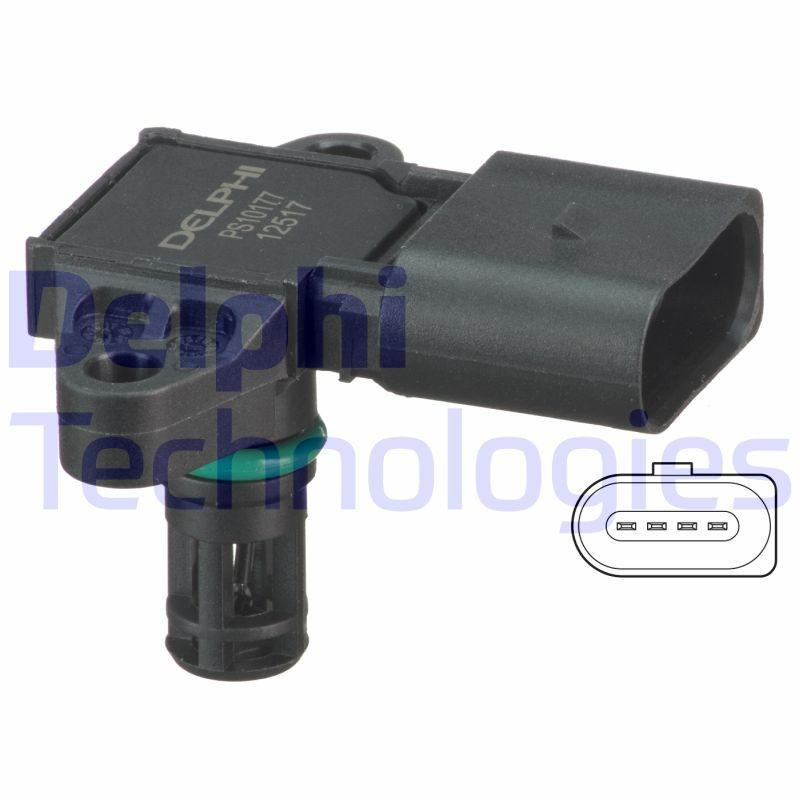 PS10177 Delphi Sensor, presión colector de admisión 